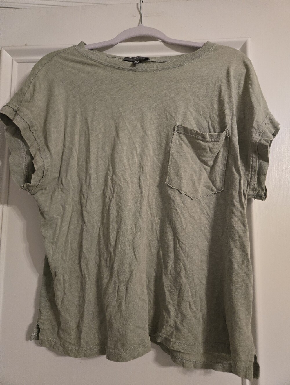 Hudson Gray Short Sleeve Pocket T‑Shirt - Sage Green